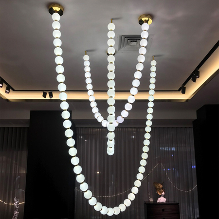 Light Prestige Lampa wisząca Dorado Rope 2 m złota LED CCT LP-002/2M CCT