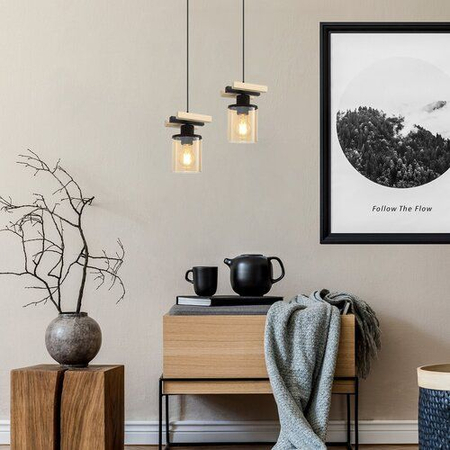 Lampa wisząca Rabalux Niylah 72081 czarny