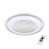 Milagro Lampowentylator ZEPHYR SILVER 48W LED+ PILOT ML1515 SREBRNY