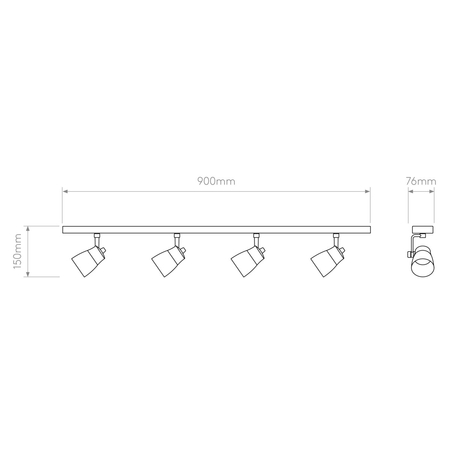 Spot Astro Juno Four Bar 1487004 Brązowy