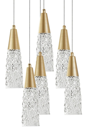 Lampa wisząca Luces Exclusivas PENCO LE41744 mosiądz