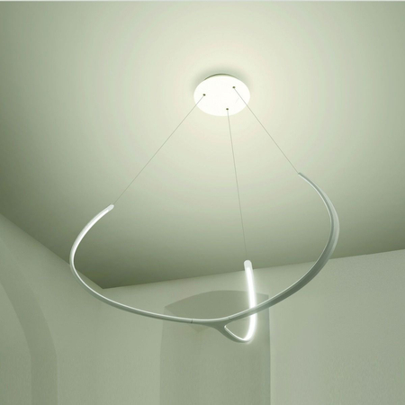 Lampa wisząca Nemo ALYLWW52 Alya Biała z pilotem