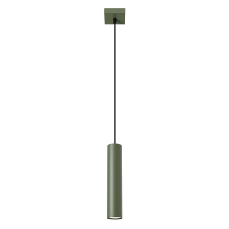 Sollux Lighting Lampa wisząca LAGOS 1 zielona oliwka SL.1484