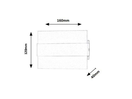 Kinkiet Rabalux Neville 1439 biały matowy