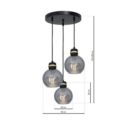 Lampa wisząca Milagro MLP6533 Omega