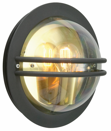 BREMEN 630 BLACK E27 LED 9W CLEAR LAMPSHADE