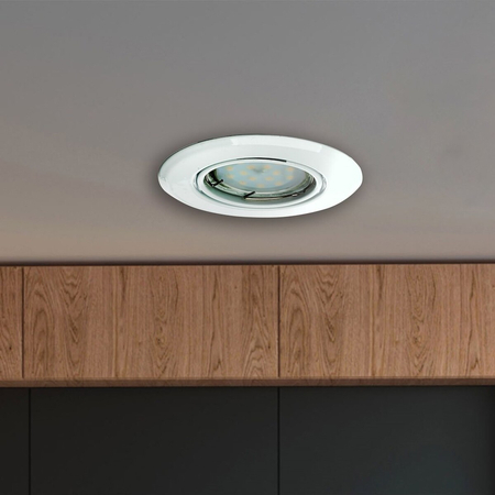 Eko-Light Oczko Okrągłe GU10 1X5W Led Biały EKZ2556