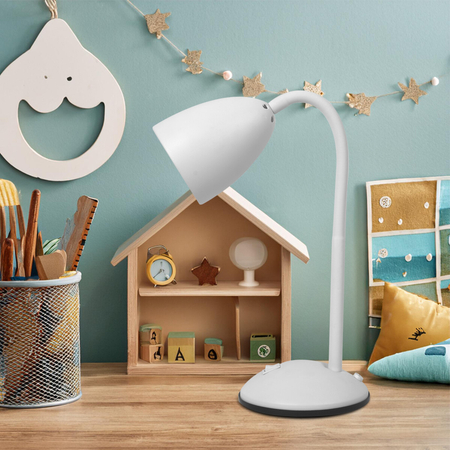 Milagro Lampka biurkowa LOGIC White 1xE27 ML1636 BIAŁY