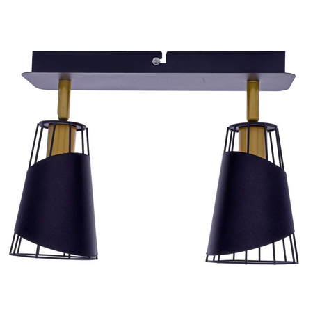 Milagro Lampa sufitowa RICK 2xE14 ML5566 CZARNY