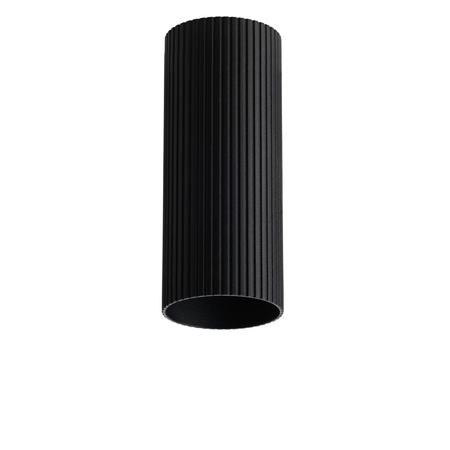 Klosz/Abażur Azzardo LUCAS RIBBED TUBE 30 BK AZ6138 BLACK