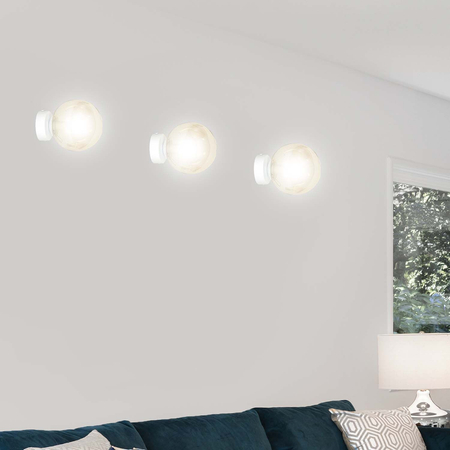 Lampa wisząca ROSSI K1 WH MIODOWY Emibig 879/K1 biały/beżowy