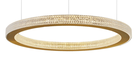 Lampa wisząca Luces Exclusivas MONTT LE41698 mosiądz