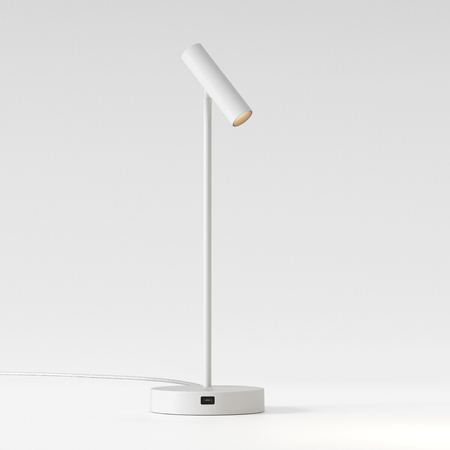 Lampa stołowa Astro Enna Desk USB C 1058212 Matowy Biały
