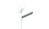 Lampa uliczna hybrydowa LED Greenie WS-70W Windsun z czujnikiem ruchu PIR i Bluetooth