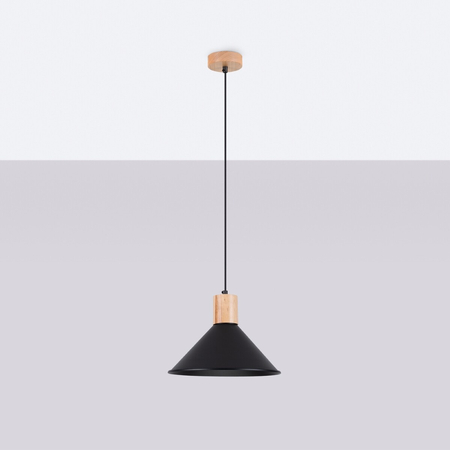 Sollux Lighting Lampa wisząca JAGA czarna SL.1320