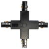 Eko-Light Łącznik Lampy Track Light Czarny 3-obwodowy Typ: + ML7098 CZARNY
