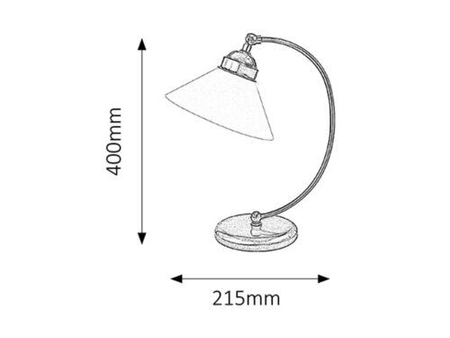 Lampa stołowa Rabalux Marian 2702 brąz
