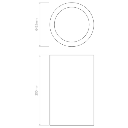 Spot Astro Osca Round 200 1252011 Gips