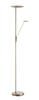 Lampa podłogowa DAPHNE mosiądz antyczny LED 33W+8W CCT 2700-4000K