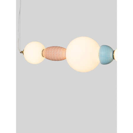 Lampa wisząca Luces Exclusivas LAVERZO LE45228 biały, niebieski