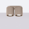 Sollux Lighting Plafon AURA 2 taupe GU10 SL.1815