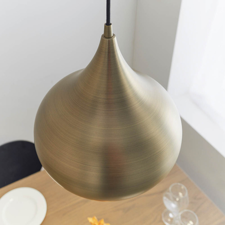 Endon Lighting Lampa wisząca 61299 mosiądz