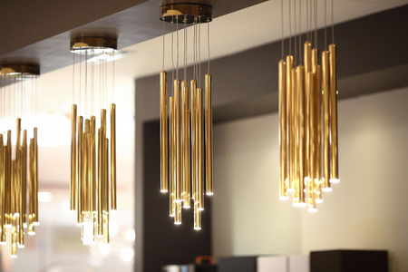 Lampa wisząca Maxlight P0265D złoty