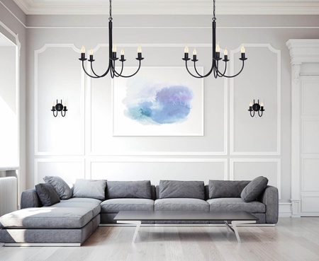 Kinkiet HARIS Kaja K-4973 czarny