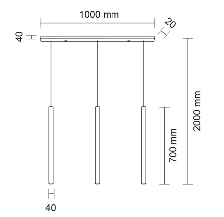 Lampa wisząca Shilo 7574 Yabu