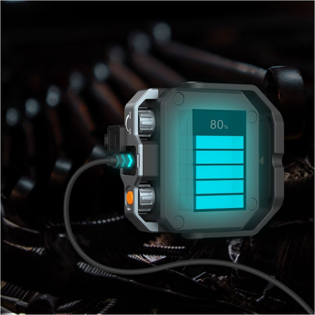 Oświetlenie campingowe Fenix CL28R czarno-srebrny