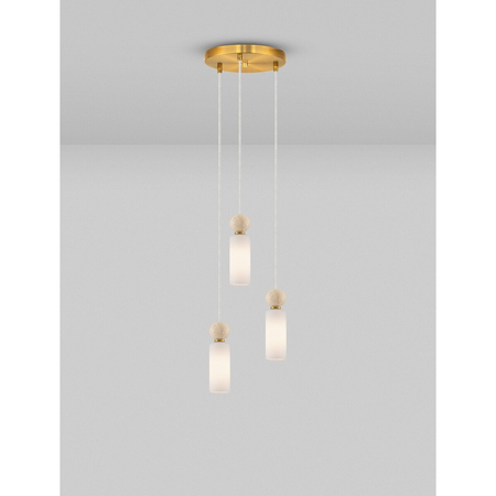 Lampa wisząca Luces Exclusivas CORVIZO LE45274 złoty i odcienie złota