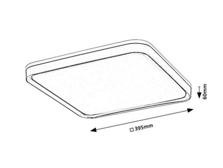 Lampa sufitowa Rabalux Liatris 71029 popielaty
