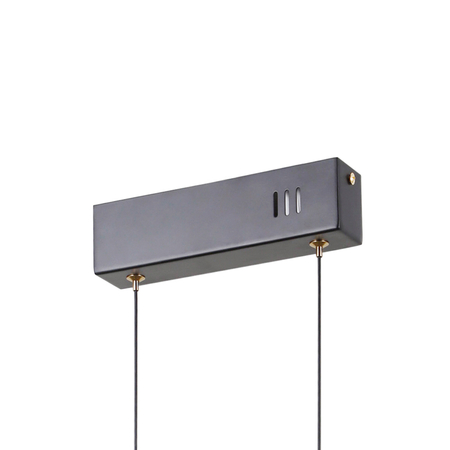 Lampa wisząca Italux Montiela PND-34374-3-BK Czarny mat, złoty