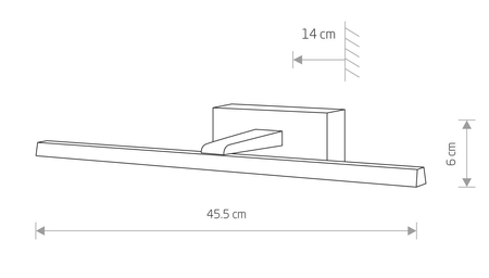 Lampa VAN GOGH LED chrom S 9346 Nowodvorski Lighting