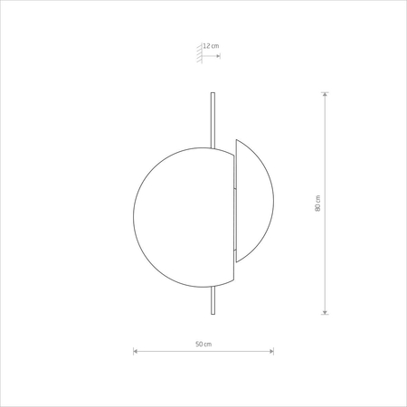 Kinkiet SUNSET NATURAL C Nowodvorski 10578 drewniany