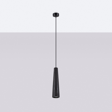 Sollux Lighting Lampa wisząca ELECTRA czarna beton SL.1355