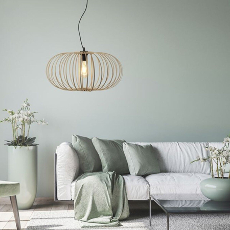 Lampa wisząca Paul Neuhaus RACOON 11409-79 drewniany