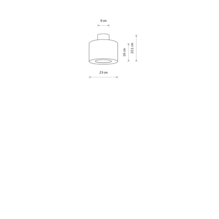 Lampa sufitowa Nowodvorski SANTANA 11650 Kremowy