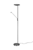 Lampa podłogowa Trio 425610207 srebrny