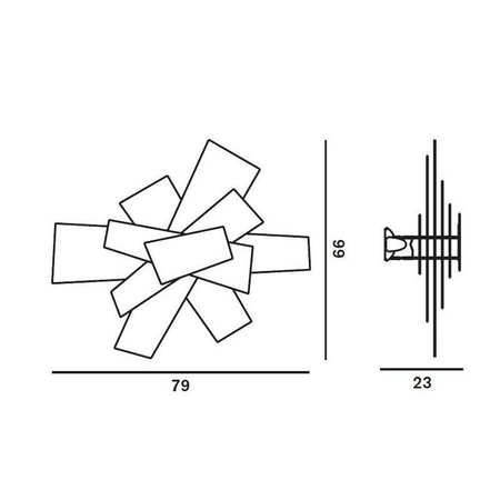 Lampa sufitowa Foscarini 151005-10 Big Bang