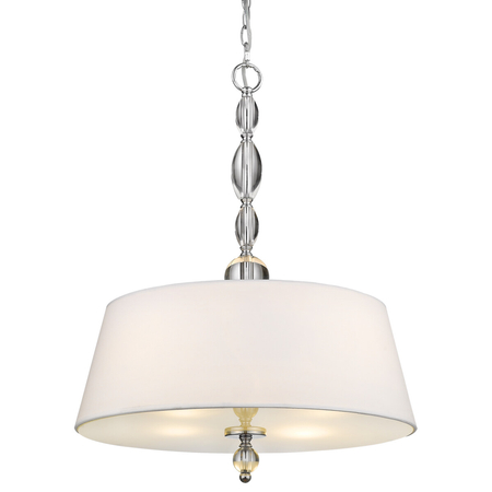 Cosmo Light Lampa wisząca CANCUN P04981CH-WH