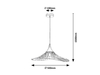 Lampa wisząca Rabalux Sombero 72004 czarny matowy