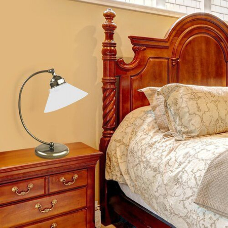 Lampa stołowa Rabalux Marian 2702 brąz