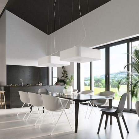 Sollux Lighting Żyrandol URANO 80 biały SL.0827