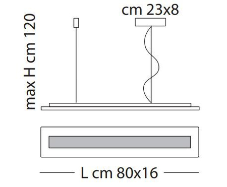 Lampa wisząca Sillux SPN-267 Malè