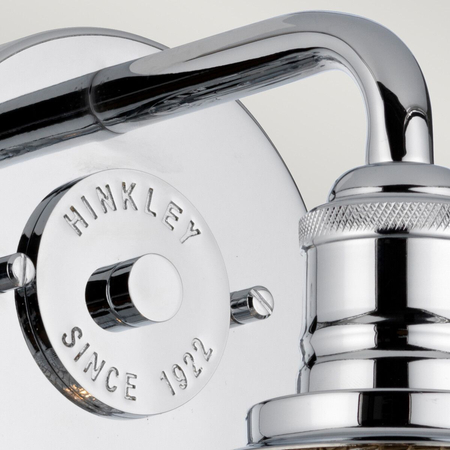 Kinkiet Rigby - 1 źródło światła - Polerowany chrom Quintiesse QN-RIGBY1-BATH-PC