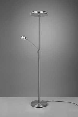 Lampa podłogowa Trio 426510207 srebrny