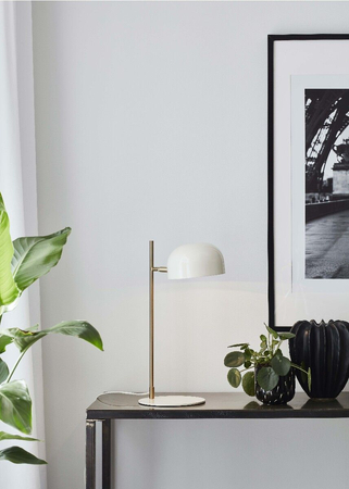 Lampa stołowa Markslöjd POSE 107937 biały/złoty