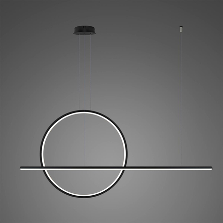 Lampa wisząca Linea No.2 80/180cm czarna 3k Dali