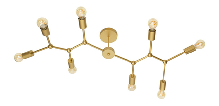 Lampa sufitowa Luces Exclusivas CUMANA LE41985 mosiądz